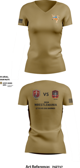 Women's Short Sleeve Vneck Shirt, 673 EFD/ 334 FEST, Army, Teamtime, Team time, sublimation, custom sports apparel, team uniforms, spirit wear, spiritwear, sports uniforms, custom shirts, team store, custom team store, fundraiser sports, apparel fundraiser
