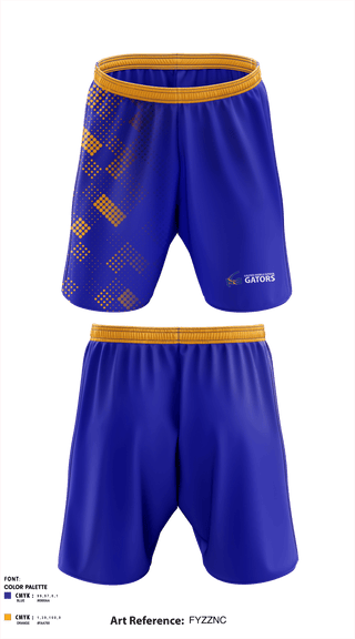Athletic Shorts With Pockets, Gautier Middle School Gators, Spirit Store, Teamtime, Team time, sublimation, custom sports apparel, team uniforms, spirit wear, spiritwear, sports uniforms, custom shirts, team store, custom team store, fundraiser sports, apparel fundraiser