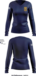 SPD Task Force 5890175 Women's Long Sleeve V-neck Shirt - 1
