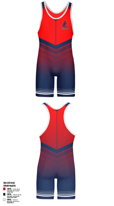 Jefferson County High School Wrestling 39623353 Wrestling Singlet - 2