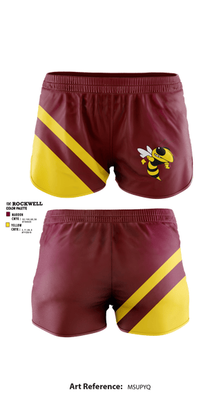 Women's Shorts, Enumclaw High School, Spirit Store, Teamtime, Team time, sublimation, custom sports apparel, team uniforms, spirit wear, spiritwear, sports uniforms, custom shirts, team store, custom team store, fundraiser sports, apparel fundraiser