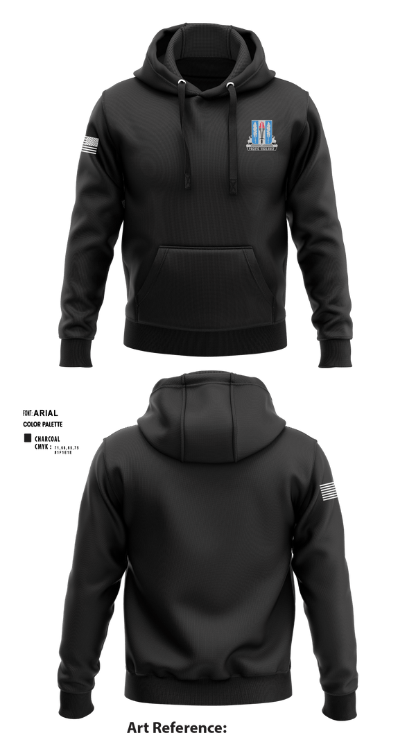 Hoodie, Full FoarceHHD, 205th MI BN, Spirit Store, Teamtime, Team time, sublimation, custom sports apparel, team uniforms, spirit wear, spiritwear, sports uniforms, custom shirts, team store, custom team store, fundraiser sports, apparel fundraiser