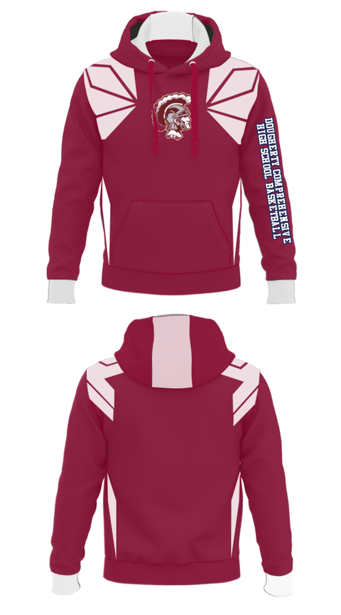 Hoodie, Dougherty Comprehensive High School Basketball, Men's Basketball, Teamtime, Team time, sublimation, custom sports apparel, team uniforms, spirit wear, spiritwear, sports uniforms, custom shirts, team store, custom team store, fundraiser sports, apparel fundraiser