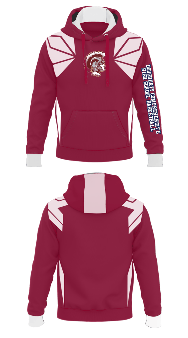 Hoodie, Dougherty Comprehensive High School Basketball, Men's Basketball, Teamtime, Team time, sublimation, custom sports apparel, team uniforms, spirit wear, spiritwear, sports uniforms, custom shirts, team store, custom team store, fundraiser sports, apparel fundraiser