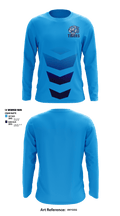 Fred T Foard High School Football 27855445 Long Sleeve Performance Shirt - 1