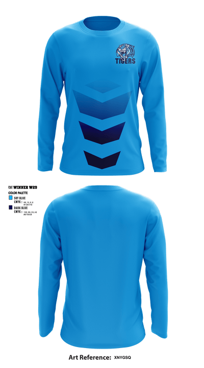 Fred T Foard High School Football 27855445 Long Sleeve Performance Shirt - 1