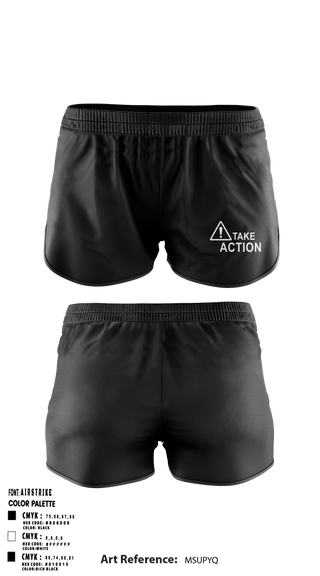 Women's Shorts, Take Action, Spirit Store, Teamtime, Team time, sublimation, custom sports apparel, team uniforms, spirit wear, spiritwear, sports uniforms, custom shirts, team store, custom team store, fundraiser sports, apparel fundraiser