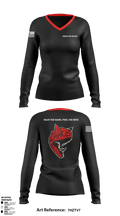 C 1-43 ADA 26758454 Women's Long Sleeve V-neck Shirt - 2