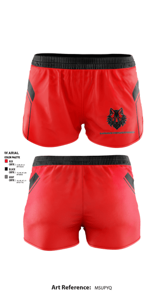 Women's Shorts, Ragnarok Ordnance Works, , Teamtime, Team time, sublimation, custom sports apparel, team uniforms, spirit wear, spiritwear, sports uniforms, custom shirts, team store, custom team store, fundraiser sports, apparel fundraiser