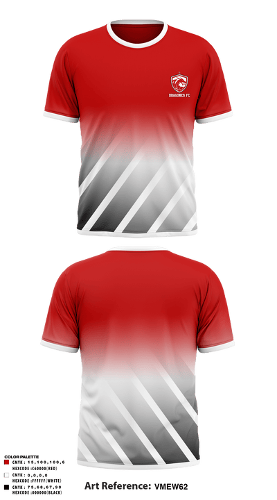 Dragones FC 94035899 Short Sleeve Performance Shirt - 1