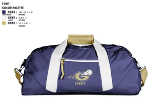 Duffle Bag, Granby High School Tennis, Tennis, Teamtime, Team time, sublimation, custom sports apparel, team uniforms, spirit wear, spiritwear, sports uniforms, custom shirts, team store, custom team store, fundraiser sports, apparel fundraiser