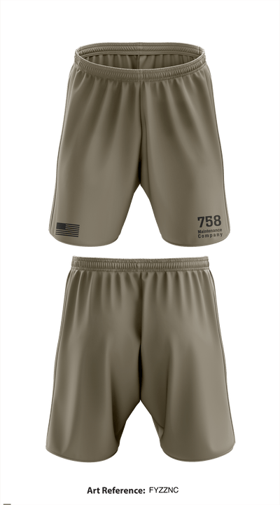 758 Maintenance Company 91788378 Athletic Shorts With Pockets - 2