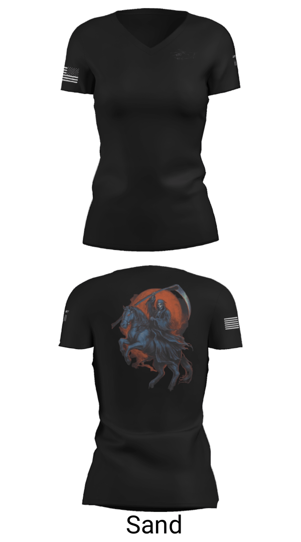 Women's Short Sleeve Vneck Shirt, , Army, Teamtime, Team time, sublimation, custom sports apparel, team uniforms, spirit wear, spiritwear, sports uniforms, custom shirts, team store, custom team store, fundraiser sports, apparel fundraiser