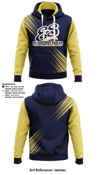 Hoodie, El Segundo Eagles Softball, Softball, Teamtime, Team time, sublimation, custom sports apparel, team uniforms, spirit wear, spiritwear, sports uniforms, custom shirts, team store, custom team store, fundraiser sports, apparel fundraiser