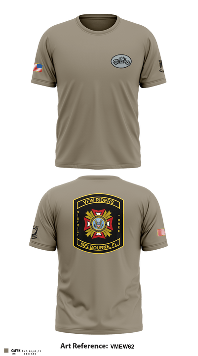 VFW Post 8191 13144984 Short Sleeve Performance Shirt - 2