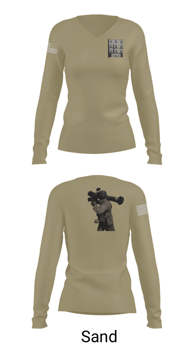 1/11 ACR 87660350 Women's Long Sleeve V-neck Shirt - 47