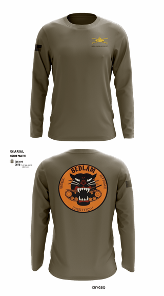 Long Sleeve Performance Shirt, HHC 1-635TH AR, National Guard, Teamtime, Team time, sublimation, custom sports apparel, team uniforms, spirit wear, spiritwear, sports uniforms, custom shirts, team store, custom team store, fundraiser sports, apparel fundraiser