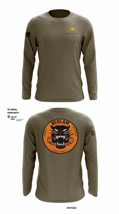 HHC 1-635TH AR 81955696 Long Sleeve Performance Shirt - 4