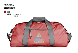 Duffle Bag, CSC 1/32 Armor “Bandits”, , Teamtime, Team time, sublimation, custom sports apparel, team uniforms, spirit wear, spiritwear, sports uniforms, custom shirts, team store, custom team store, fundraiser sports, apparel fundraiser
