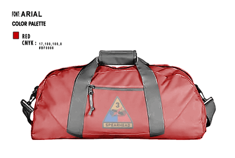 Duffle Bag, CSC 1/32 Armor “Bandits”, , Teamtime, Team time, sublimation, custom sports apparel, team uniforms, spirit wear, spiritwear, sports uniforms, custom shirts, team store, custom team store, fundraiser sports, apparel fundraiser