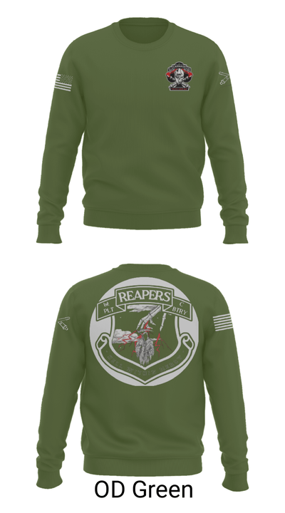 C Btry 2-32 FAR 54582520 Crew Neck Sweatshirt - 10