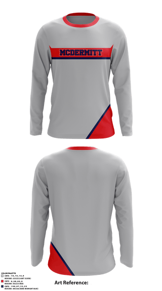 Long Sleeve Performance Shirt, Mcdermitt High School, Spirit Store, Teamtime, Team time, sublimation, custom sports apparel, team uniforms, spirit wear, spiritwear, sports uniforms, custom shirts, team store, custom team store, fundraiser sports, apparel fundraiser