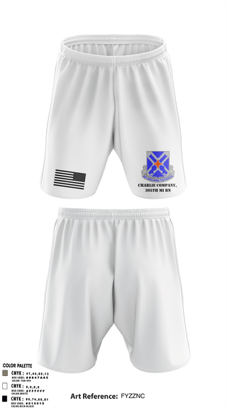 Athletic Shorts With Pockets, Charlie Company, 305th MI BN, , Teamtime, Team time, sublimation, custom sports apparel, team uniforms, spirit wear, spiritwear, sports uniforms, custom shirts, team store, custom team store, fundraiser sports, apparel fundraiser