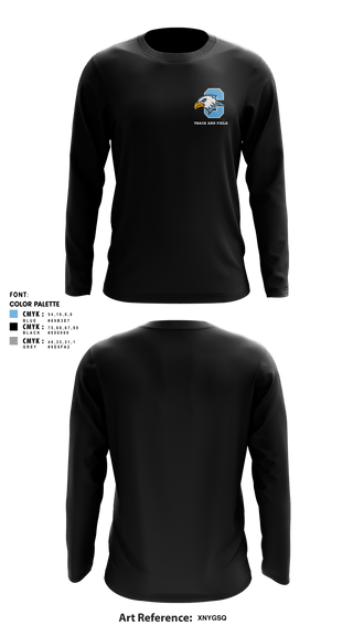 Long Sleeve Performance Shirt, Grand Rapids Christian Eagles, Track & Field, Teamtime, Team time, sublimation, custom sports apparel, team uniforms, spirit wear, spiritwear, sports uniforms, custom shirts, team store, custom team store, fundraiser sports, apparel fundraiser