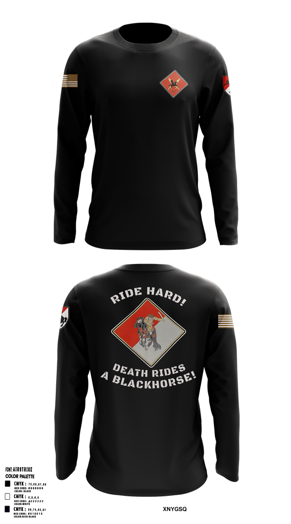 Long Sleeve Performance Shirt, HHT, 2-11th ACR, Army, Teamtime, Team time, sublimation, custom sports apparel, team uniforms, spirit wear, spiritwear, sports uniforms, custom shirts, team store, custom team store, fundraiser sports, apparel fundraiser