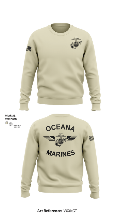Oceana Marines 61589577 Crew Neck Sweatshirt - 5