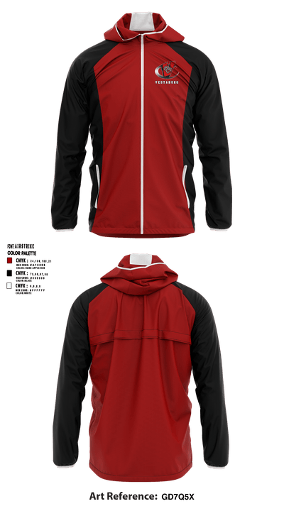 Vestaburg Community Elementary School 44111663 Windbreaker - 22