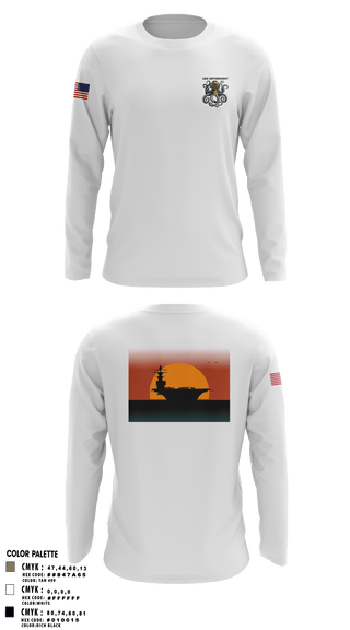 Long Sleeve Performance Shirt, USS Retirement, Navy, Teamtime, Team time, sublimation, custom sports apparel, team uniforms, spirit wear, spiritwear, sports uniforms, custom shirts, team store, custom team store, fundraiser sports, apparel fundraiser