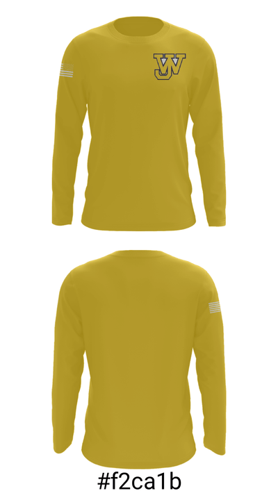 James Wood High School Basketball 32961605 Long Sleeve Performance Shirt - 18