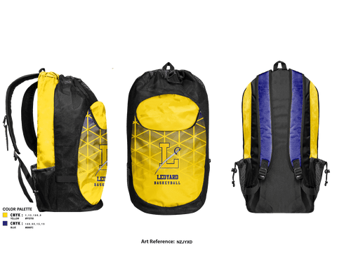 Gear Bag, Ledyard High School Basketball, Men's Basketball, Teamtime, Team time, sublimation, custom sports apparel, team uniforms, spirit wear, spiritwear, sports uniforms, custom shirts, team store, custom team store, fundraiser sports, apparel fundraiser