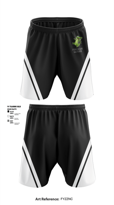 Oscar Hamilton Elementary 80915611 Athletic Shorts With Pockets - 1