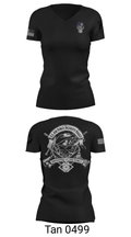 122d Security Forces Squadron 67227139 Women's Short Sleeve V-neck Shirt - 23