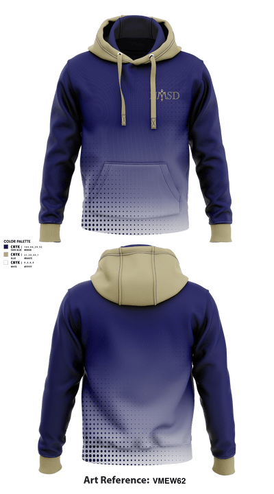Navy Swimming and Diving 80222264 Hoodie - 2