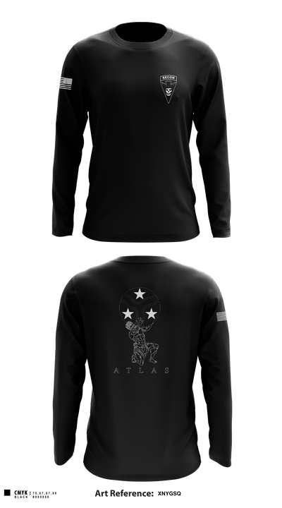 Bastard PLT 55747802 Long Sleeve Performance Shirt - 1