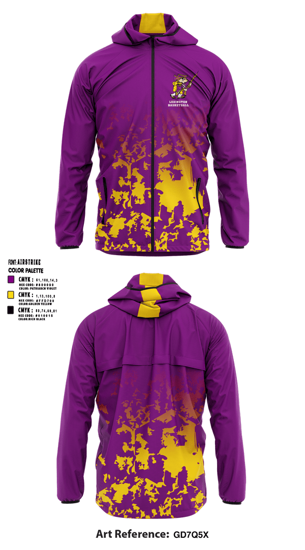 Windbreaker, Lexington High School Basketball, Men's Basketball, Teamtime, Team time, sublimation, custom sports apparel, team uniforms, spirit wear, spiritwear, sports uniforms, custom shirts, team store, custom team store, fundraiser sports, apparel fundraiser