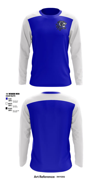 Kingman Academy of Learning High School 4682536 Long Sleeve Performance Shirt - 1