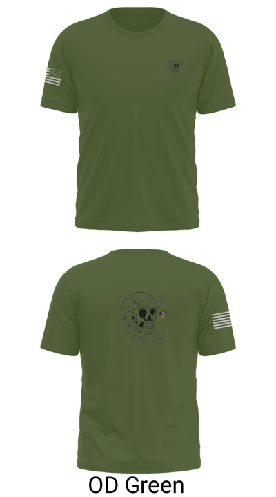 Weapons squad 2nd platoon A co 2-506IN 55687948 Short Sleeve Performance Shirt - 34