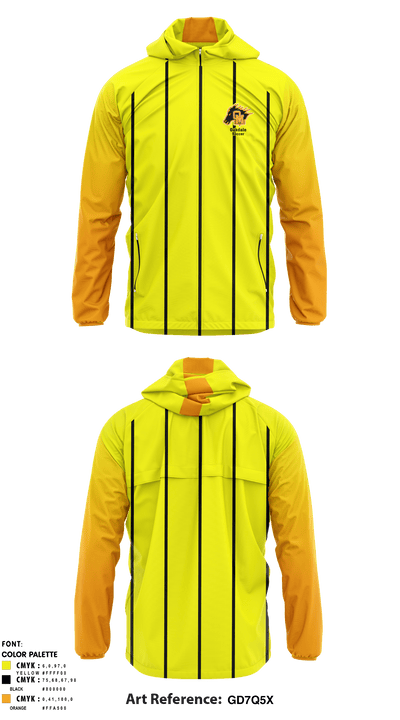 Oakdale High School Soccer 60816155 Windbreaker - 1