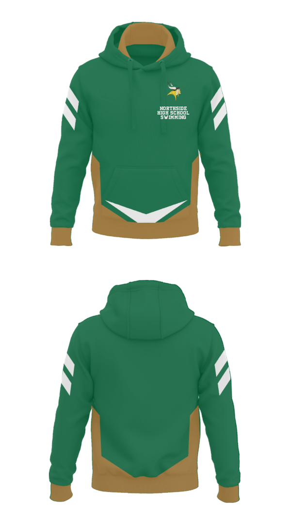 Hoodie, Northside High School Swimming, Swimming, Teamtime, Team time, sublimation, custom sports apparel, team uniforms, spirit wear, spiritwear, sports uniforms, custom shirts, team store, custom team store, fundraiser sports, apparel fundraiser