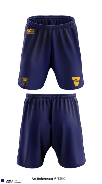 UVA NROTC 47368878 Athletic Shorts With Pockets - 1