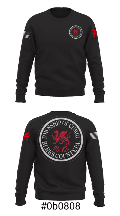 Cumru Township Police Department 51798017 Crew Neck Sweatshirt - 7