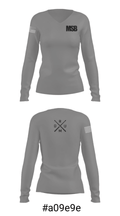 MSB DrumLine 23-24 50749009 Women's Long Sleeve V-neck Shirt - 37