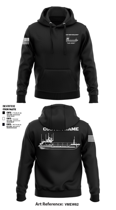 USAV NEW ORLEANS 71944163 Hoodie - 49