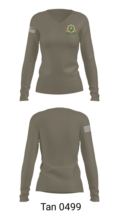 2CR FA 4309382 Women's Long Sleeve V-neck Shirt - 41