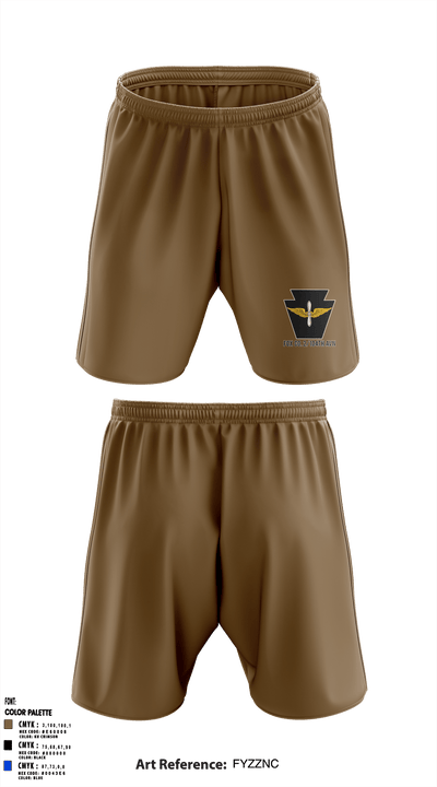 Fox company 2/104th avn 96762502 Athletic Shorts With Pockets - 5