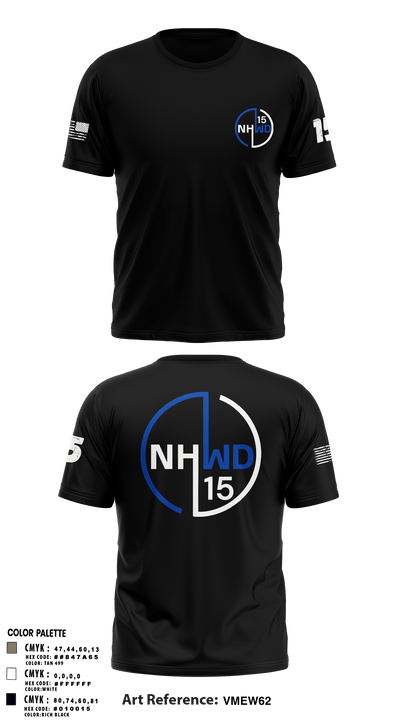 North Hollywood Division 94553177 Short Sleeve Performance Shirt - 3